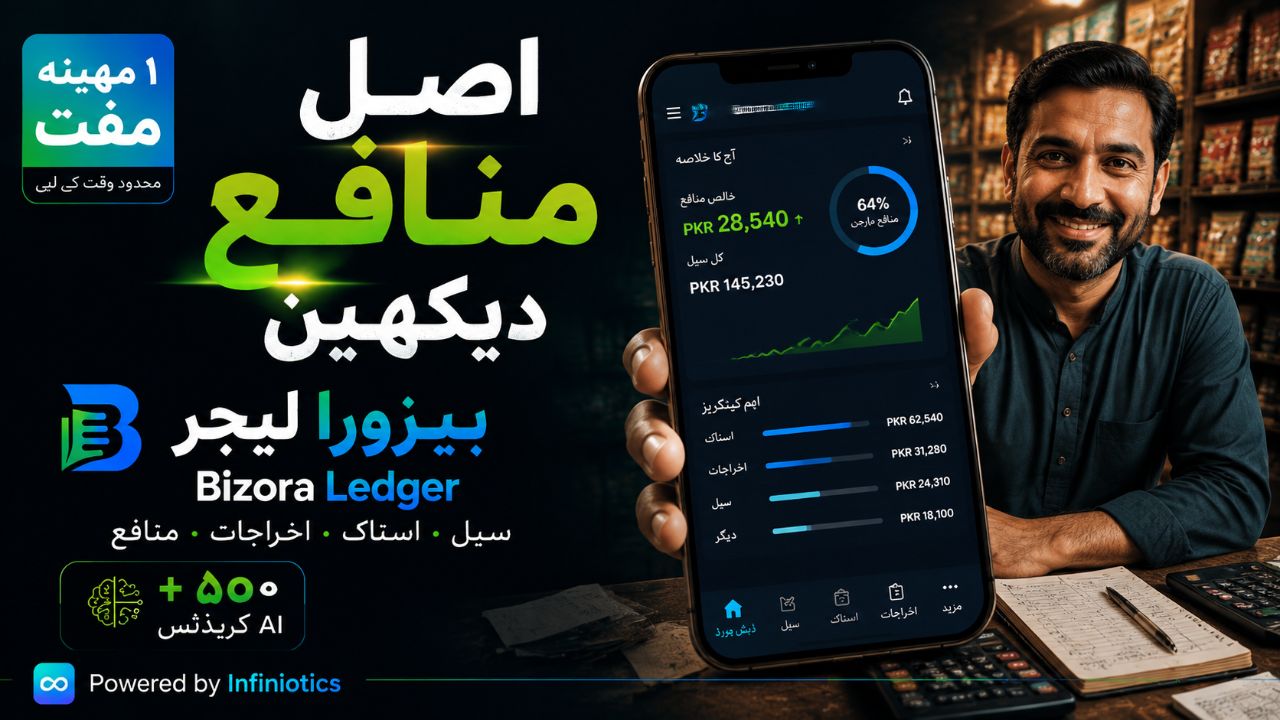 Register Se Digital Business Tak Ka Safar | Bizora Ledger App by Infiniotics